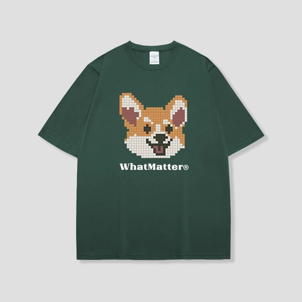 ピクセルコーギー グラフィックTシャツ