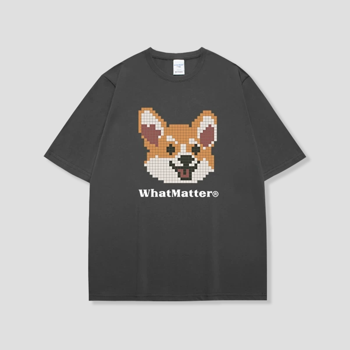 ピクセルコーギー グラフィックTシャツ