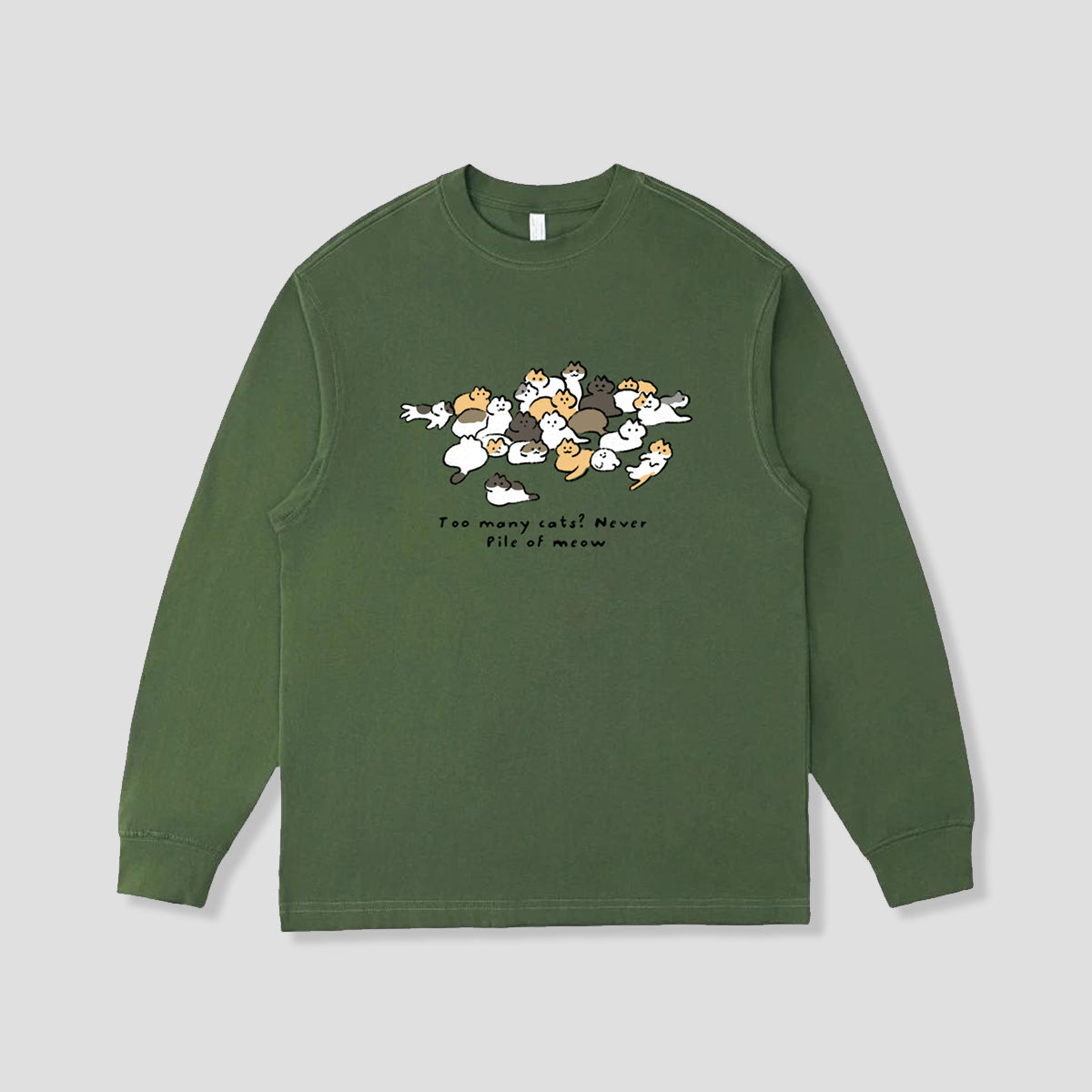 【予約】キャットパイル ロングスリーブTシャツ