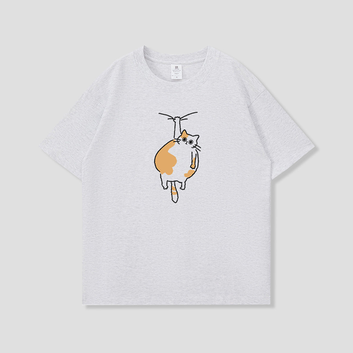 ハンギングキャット グラフィックTシャツ