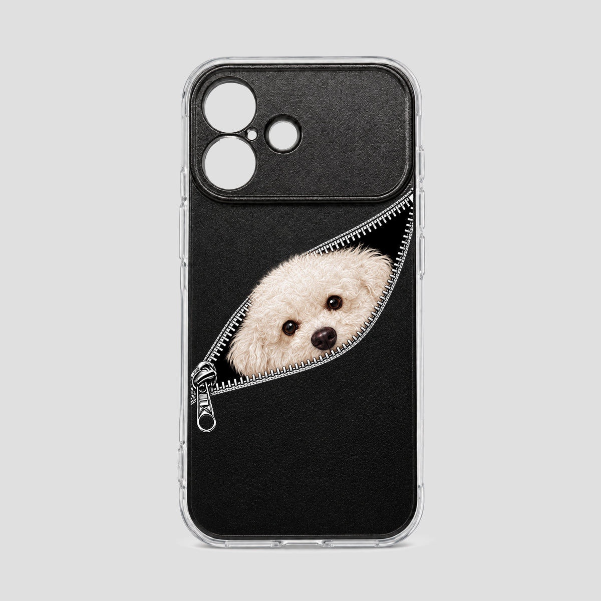 ジッパーからひょっこりビジョン iPhoneケース