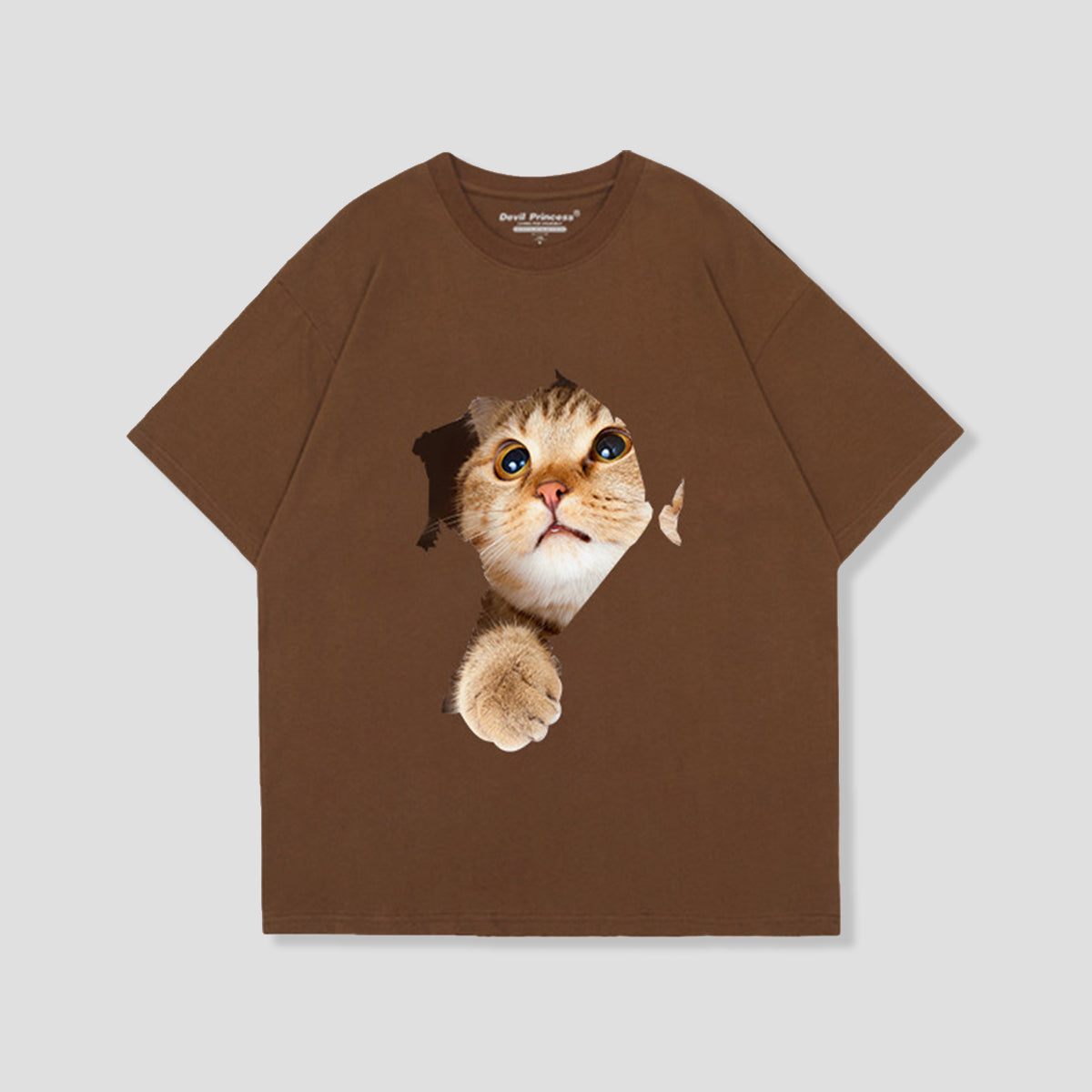 クラッシュキャット グラフィックTシャツ