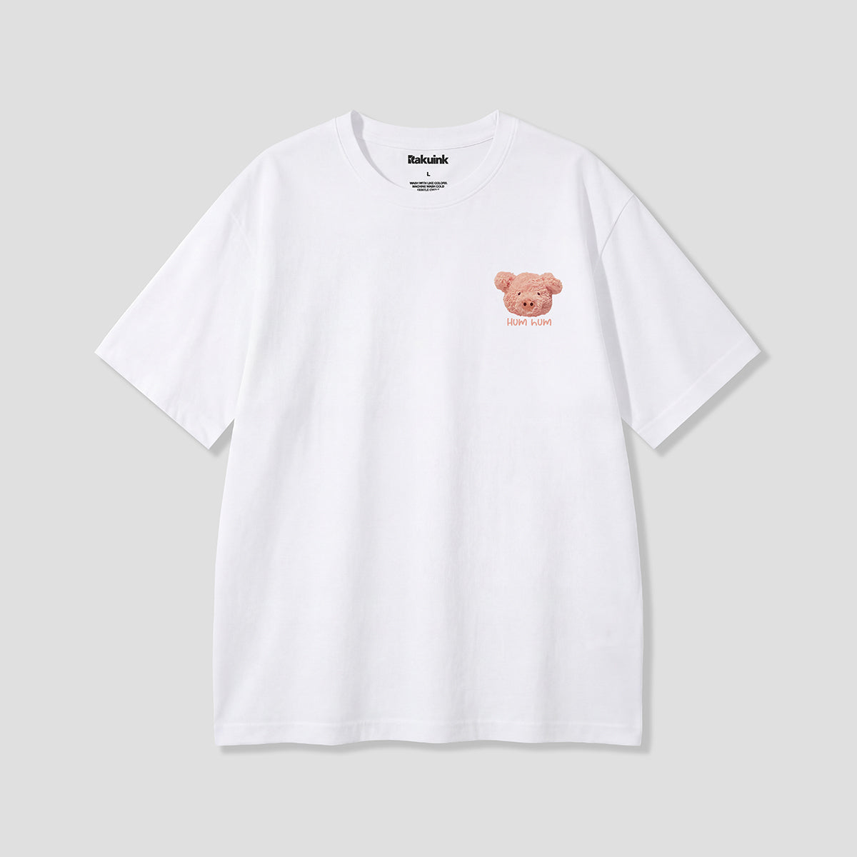 【予約】HUM HUM ピッグ グラフィックTシャツ