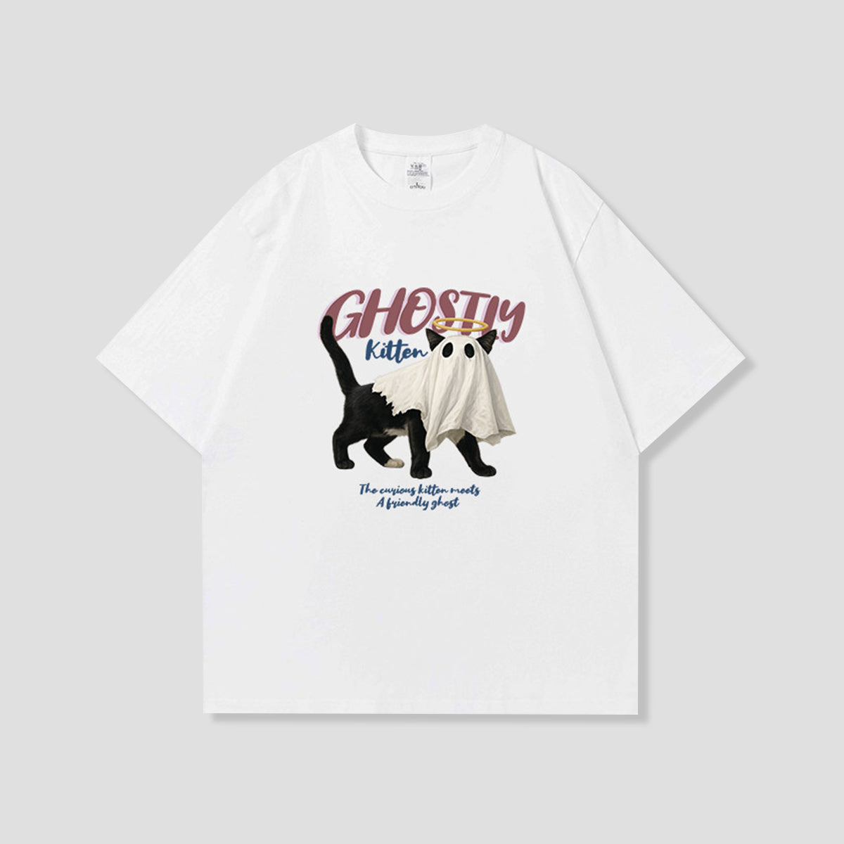ゴースティーキトゥン グラフィックTシャツ