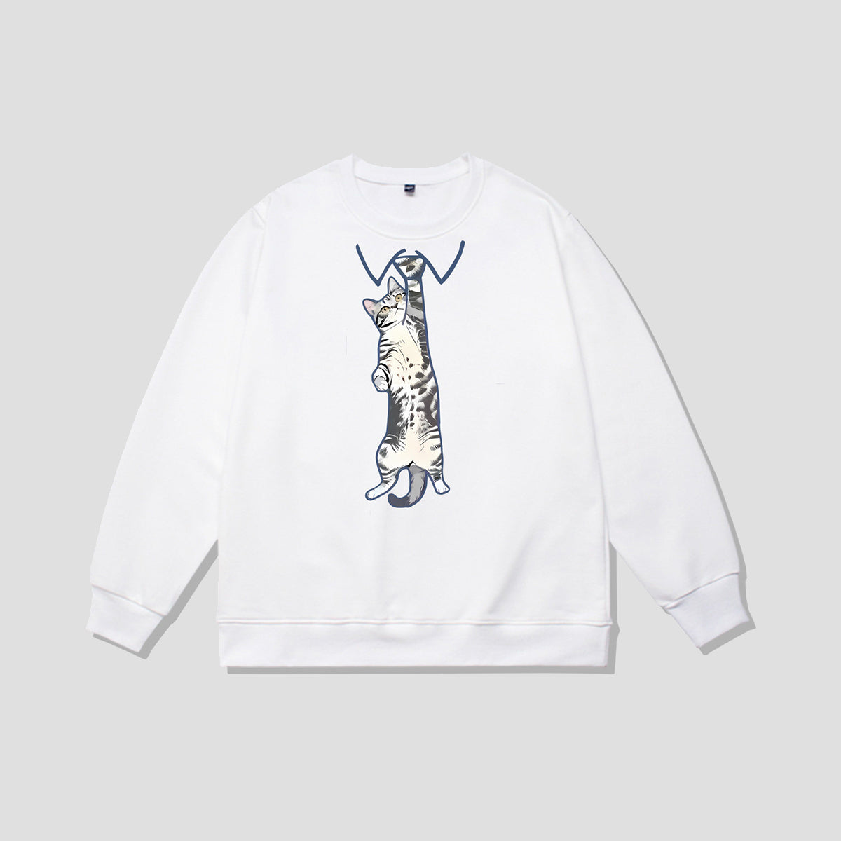ネクタイキャット クルーネックスウェット