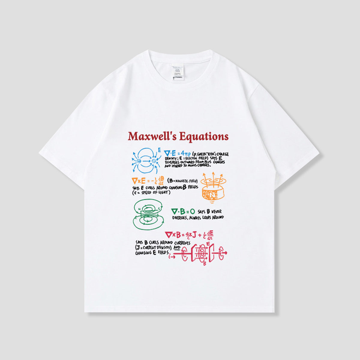 マクスウェルグラフィック Tシャツ