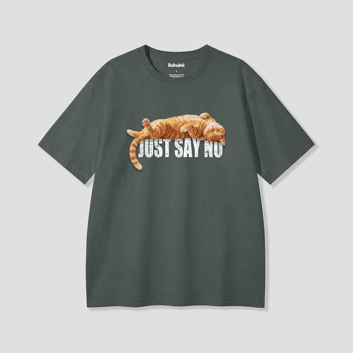 【予約】JUST SAY NO キャット グラフィックTシャツ