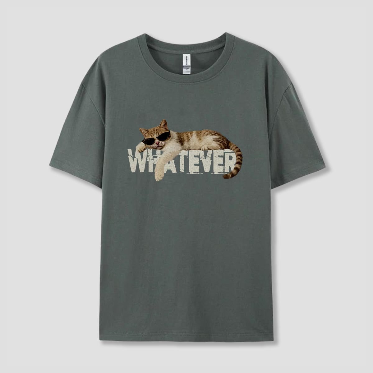【予約】WHATEVER キャット グラフィック Tシャツ