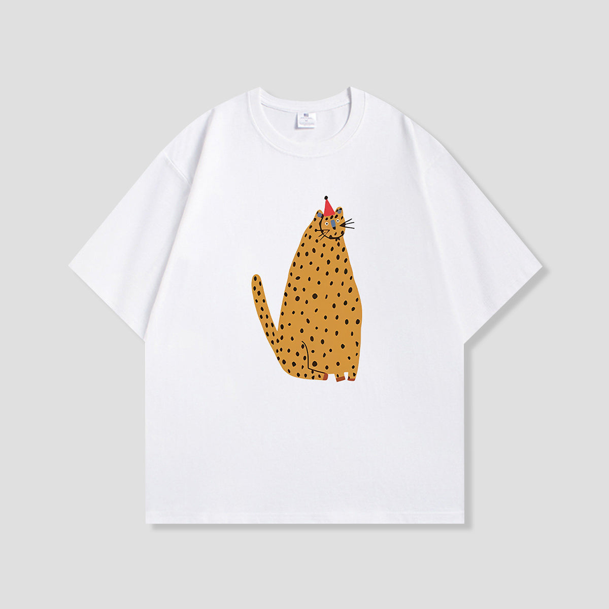 ドットロングキャット Tシャツ