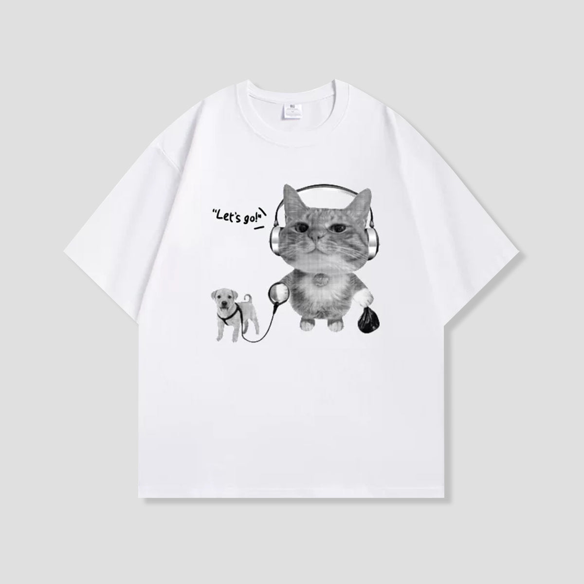 レッツゴーキャット グラフィックTシャツ