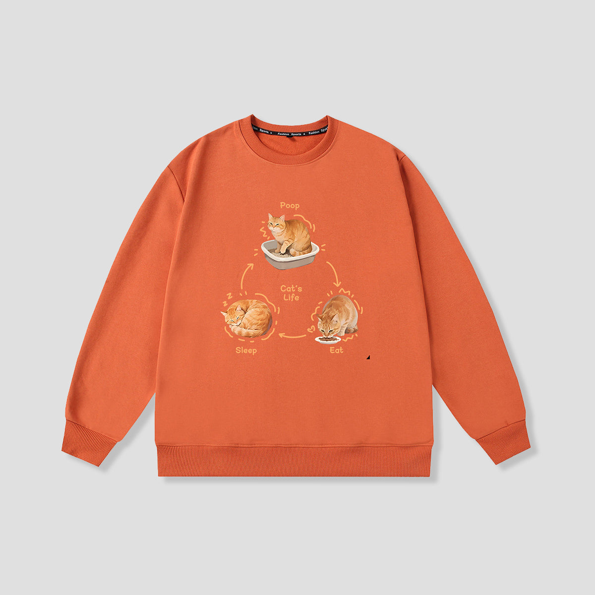 CAT’S LIFE サイクルグラフィック スウェット