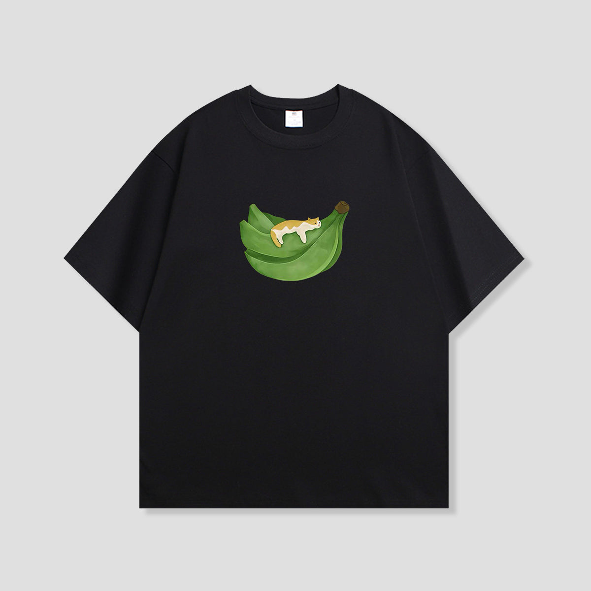 バナナラウンジキャット グラフィックTシャツ
