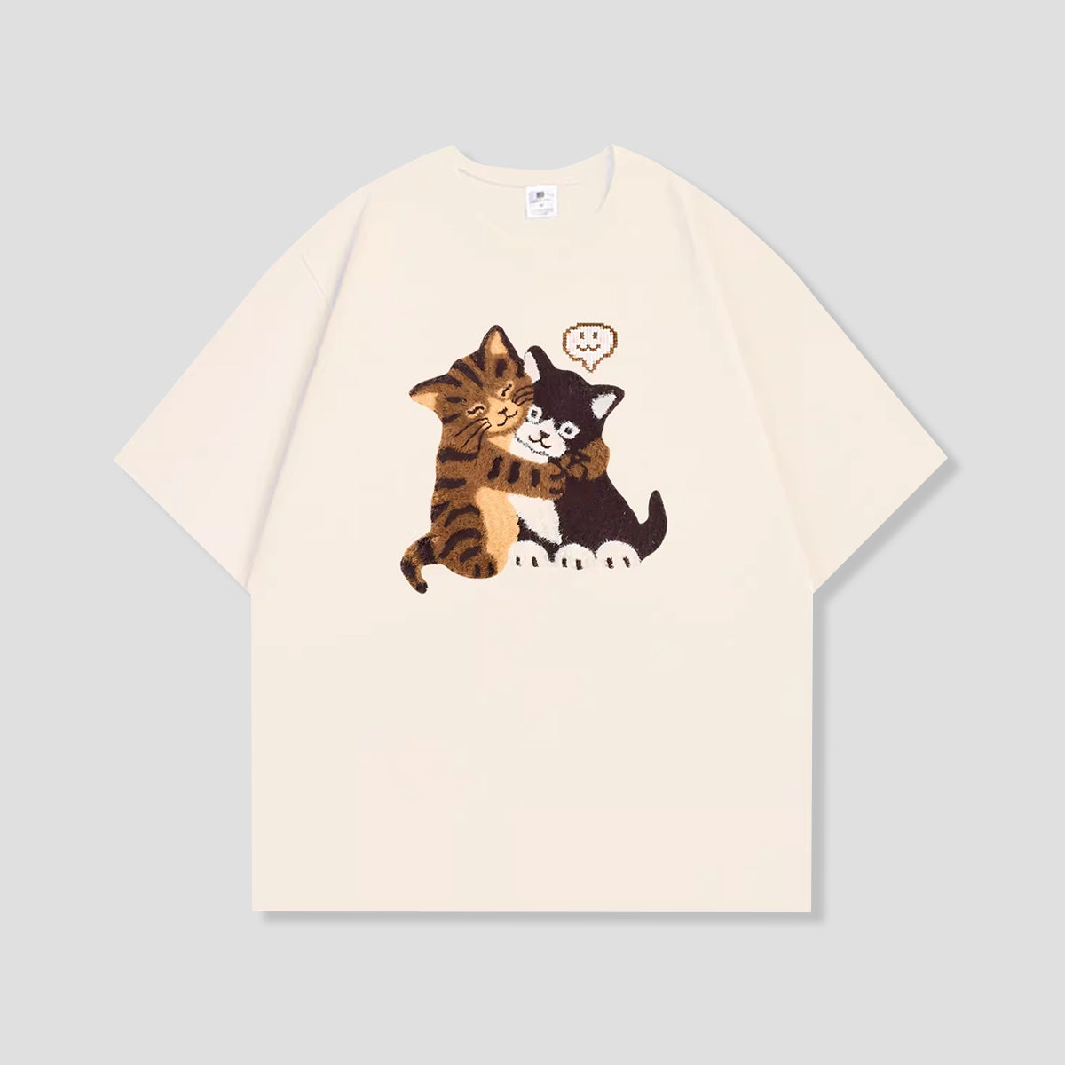 ツインキャット グラフィックTシャツ