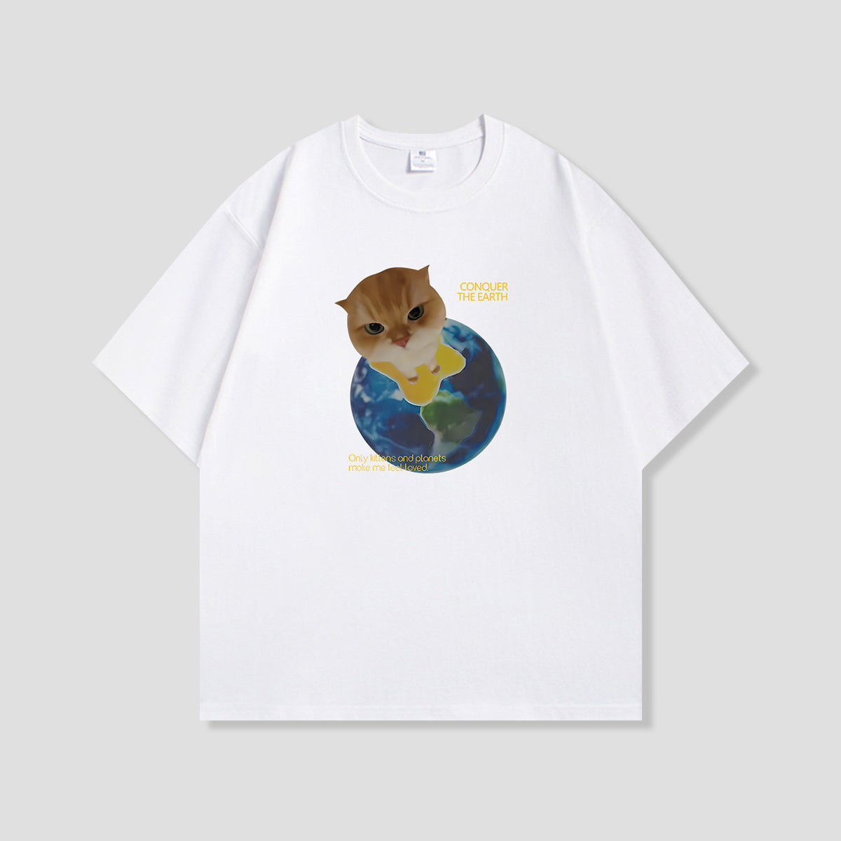 キャットルーラー グラフィックTシャツ