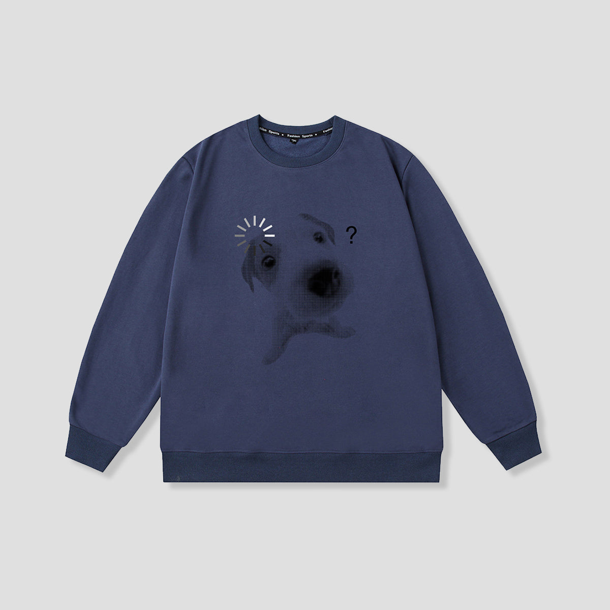 ハテナフェイス アニマルフォト スウェット