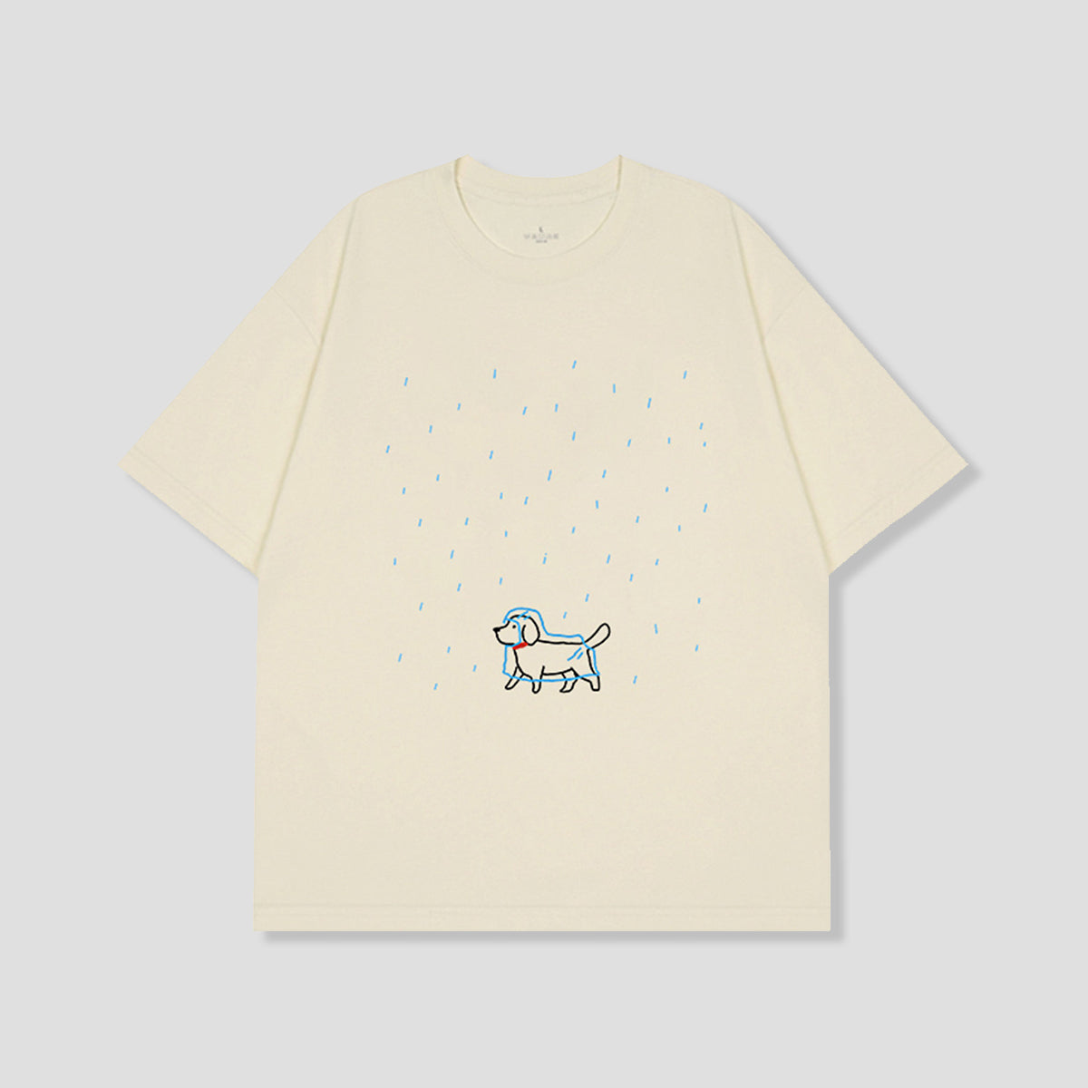 レインコートドッグ グラフィックTシャツ