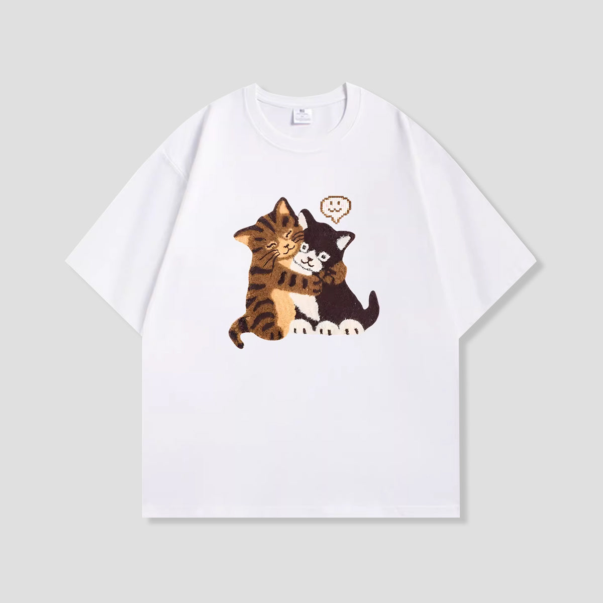 ツインキャット グラフィックTシャツ