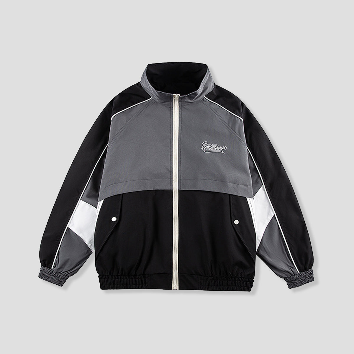 ブロックパネル トラックジャケット