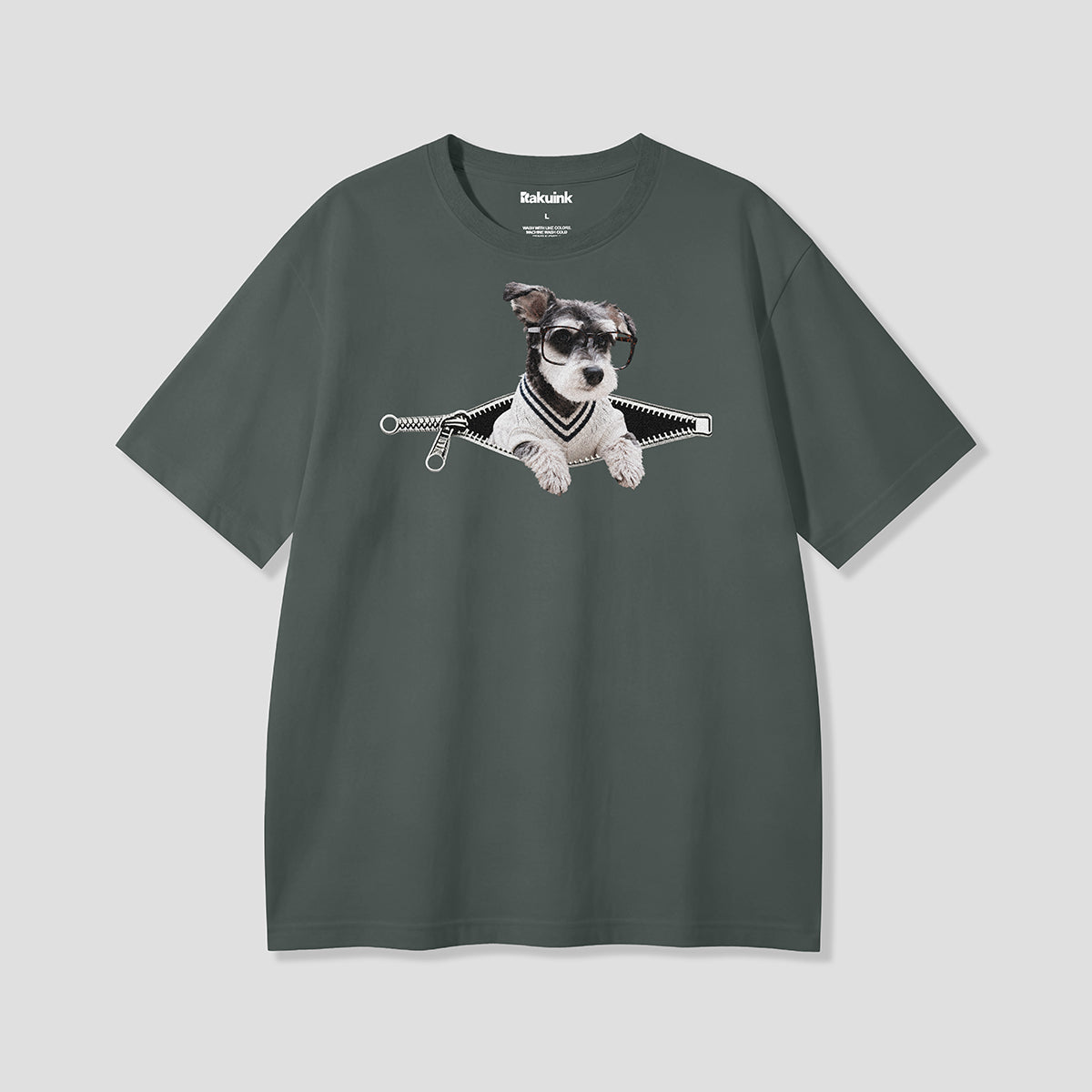 【予約】ジップシュナウザー(サングラス) Tシャツ