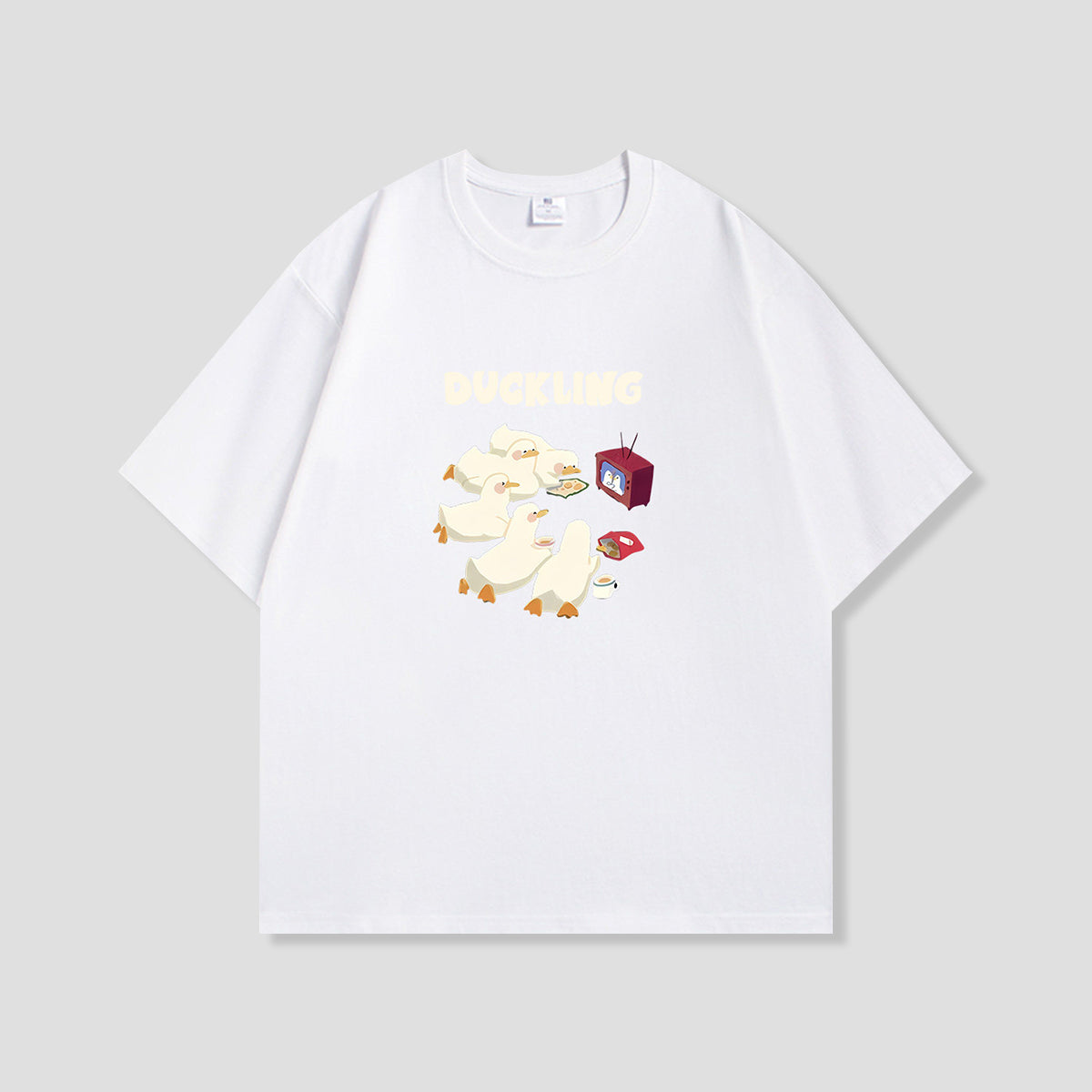 テレビっ子ダック グラフィックTシャツ
