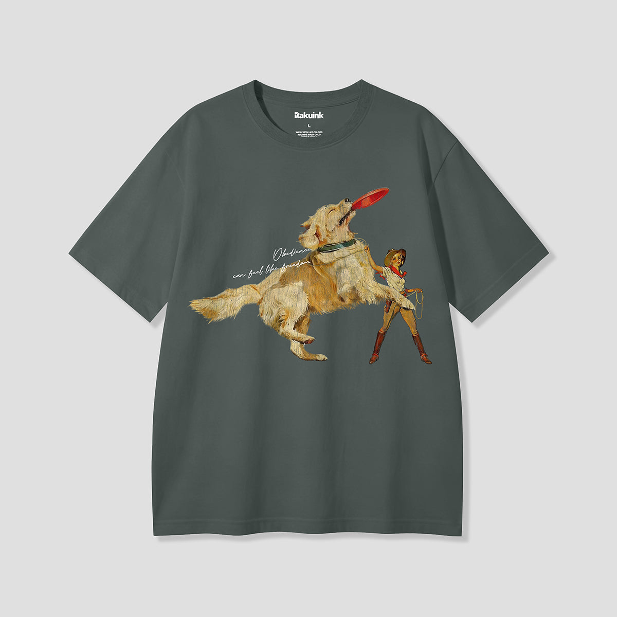 【予約】ドッグ×カウガール グラフィックTシャツ