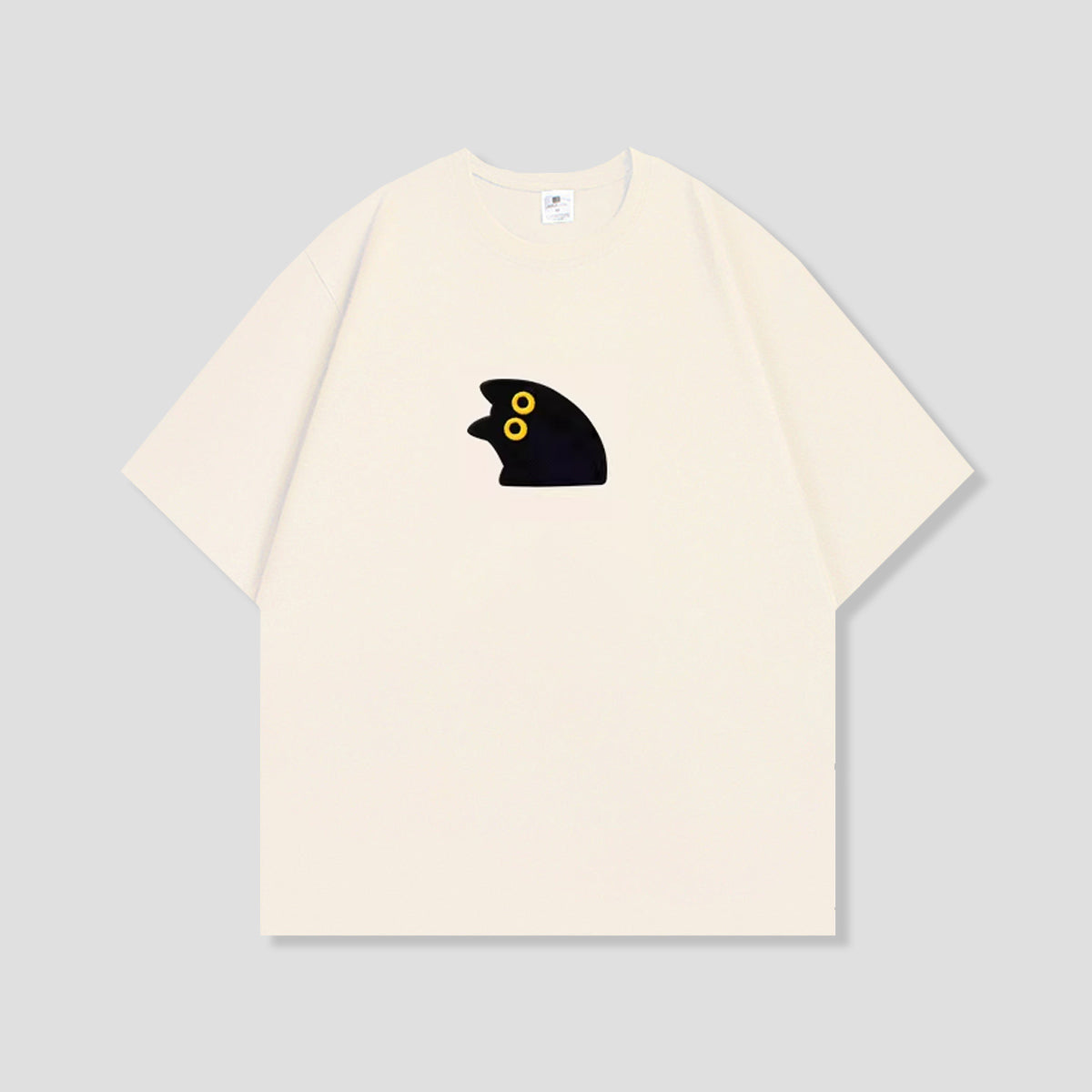 のぞき見ブラックキャット Tシャツ