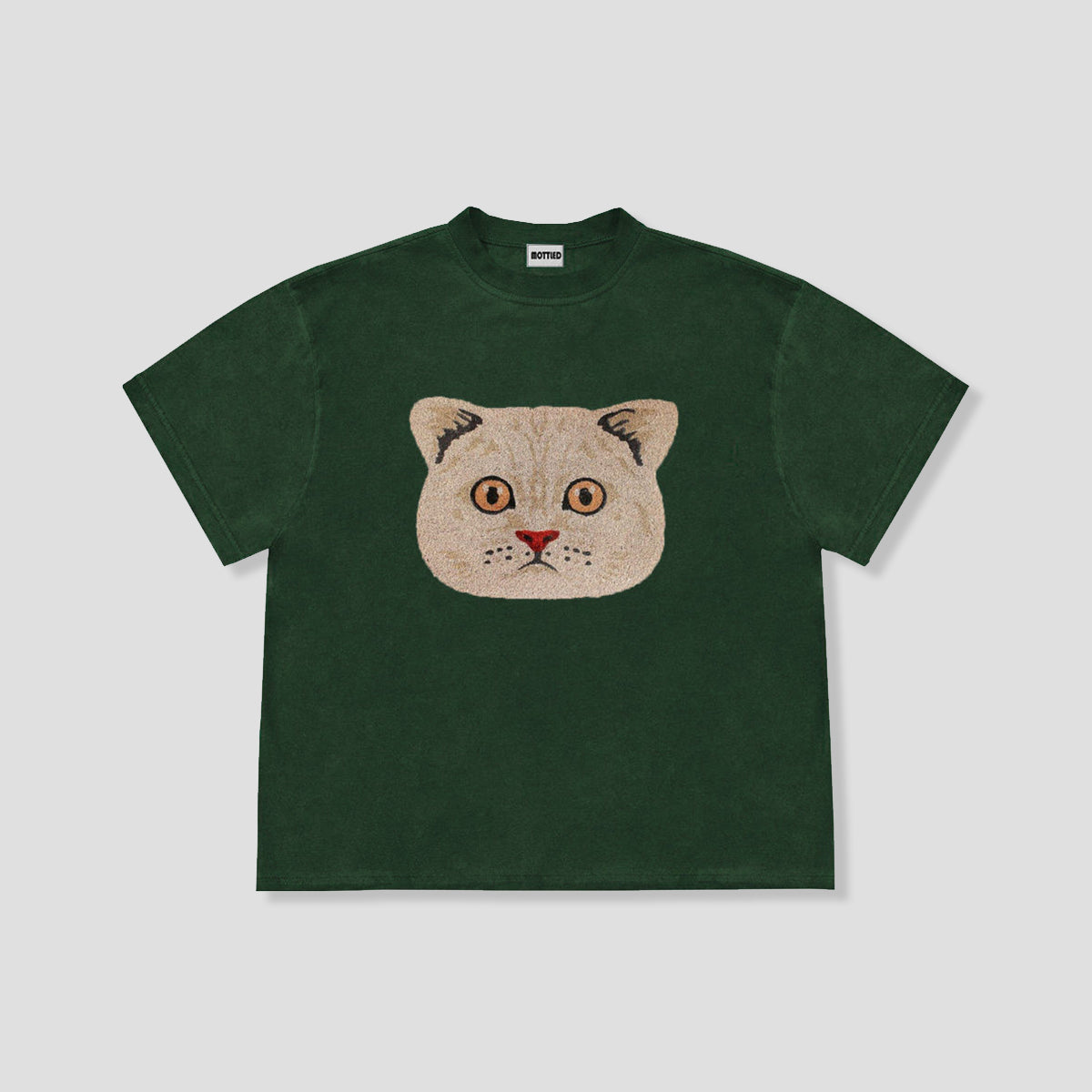 フェイスキャット グラフィックTシャツ