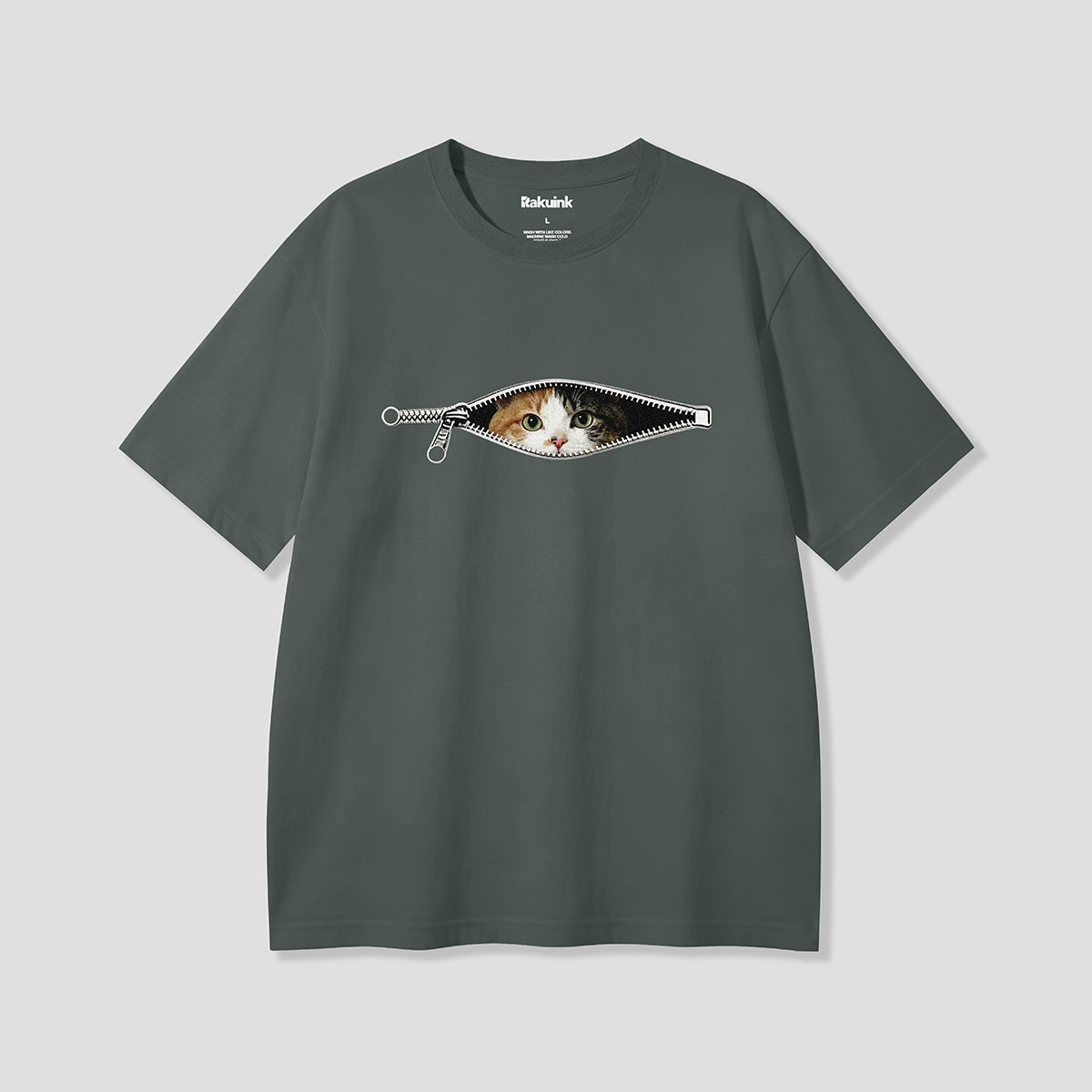 【予約】ジップピープキャット グラフィックTシャツ