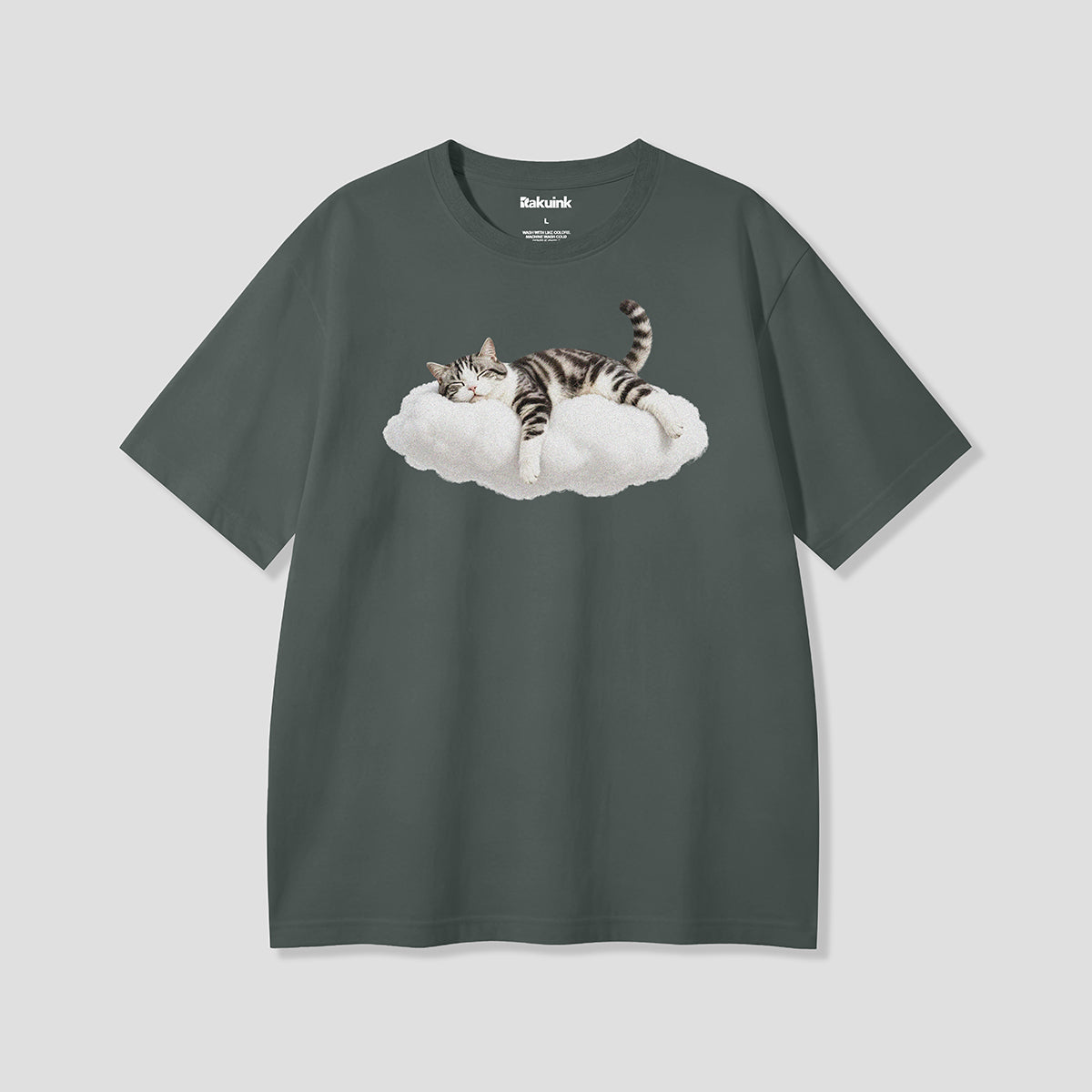 【予約】おひるね雲のりキャット グラフィックTシャツ