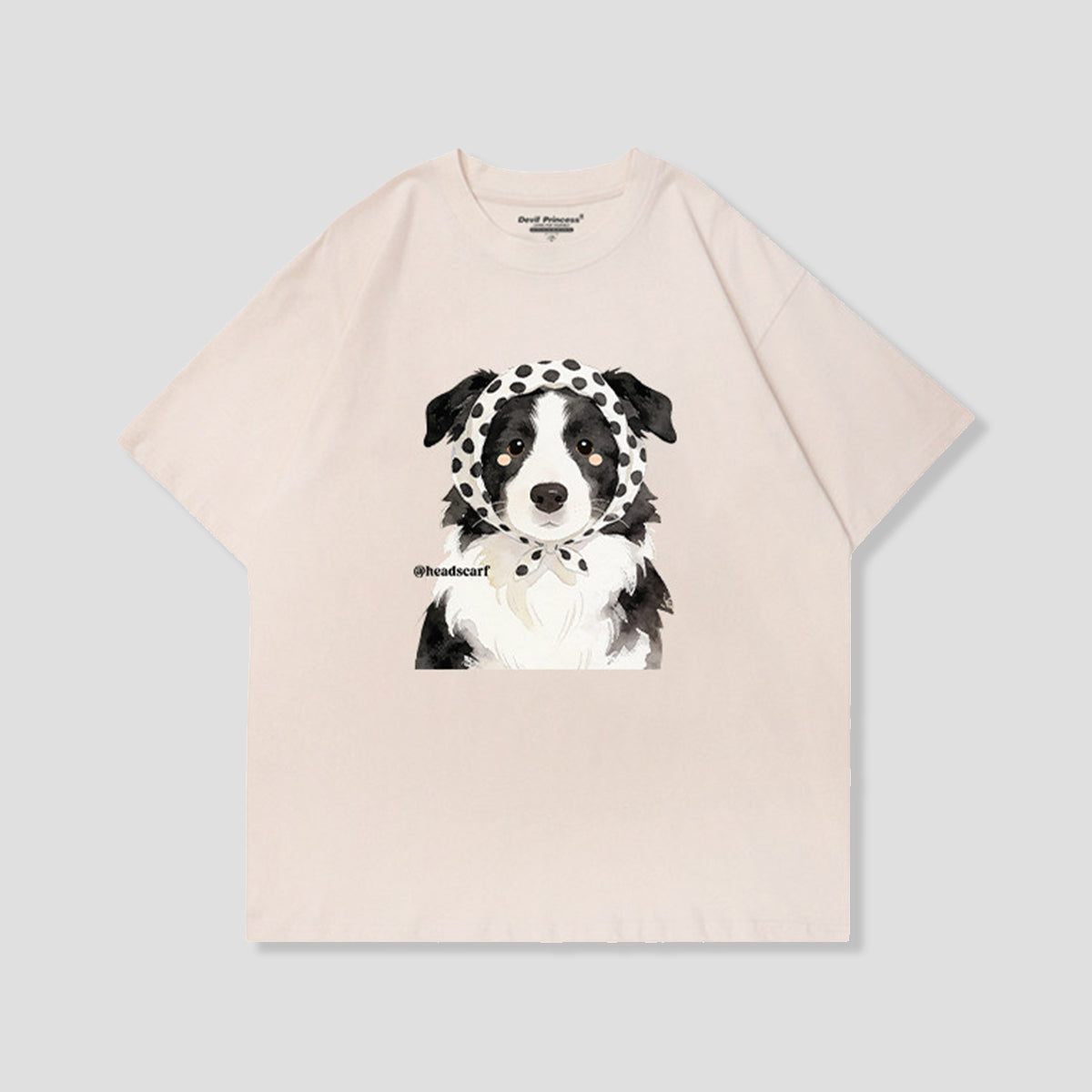 ドットスカーフボーダー グラフィックTシャツ