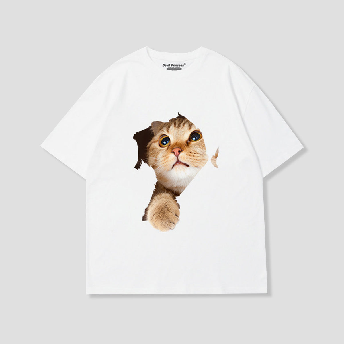 クラッシュキャット グラフィックTシャツ