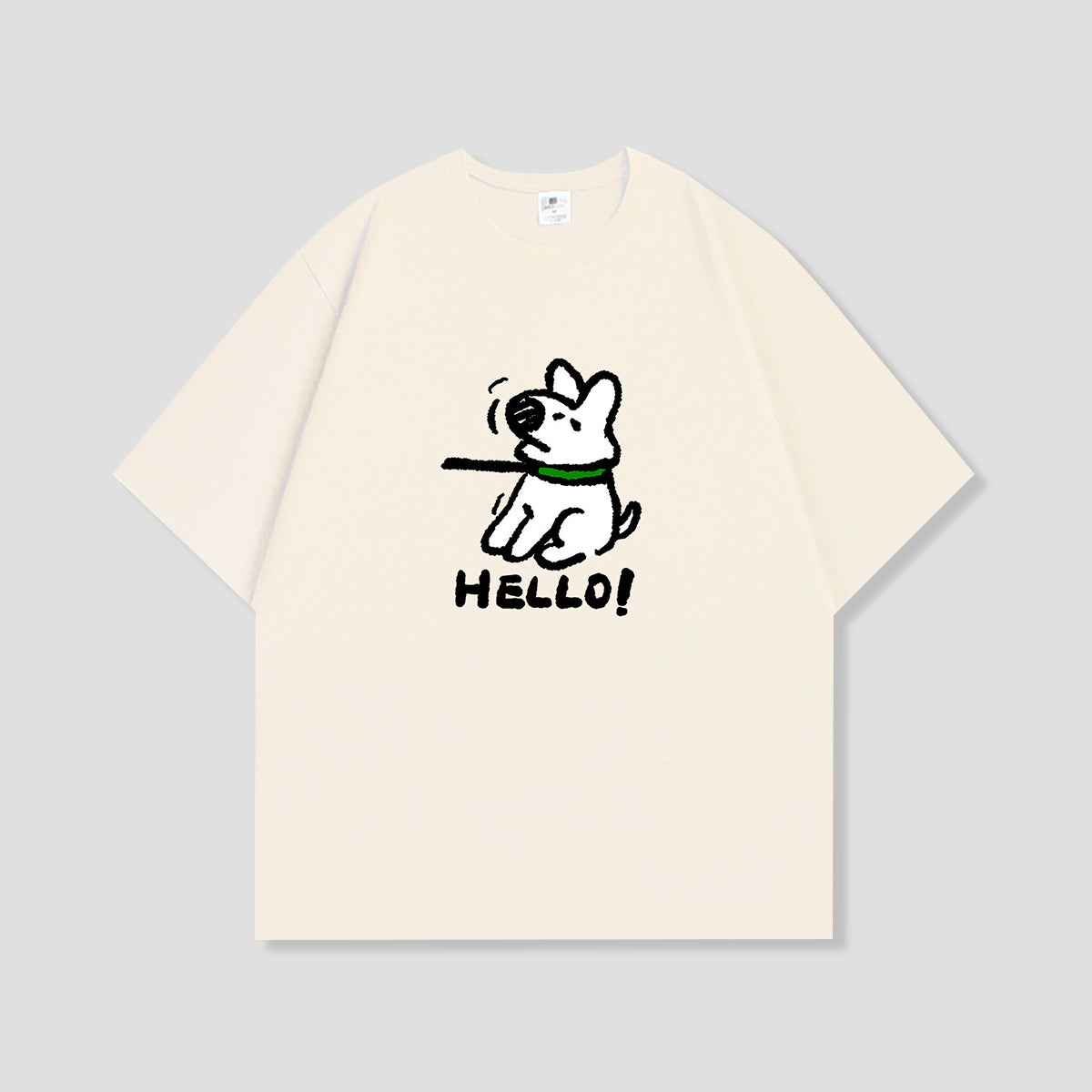 HELLO! わんこ グラフィックTシャツ