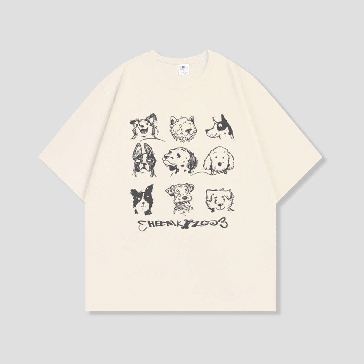 スケッチドッグス グラフィックTシャツ