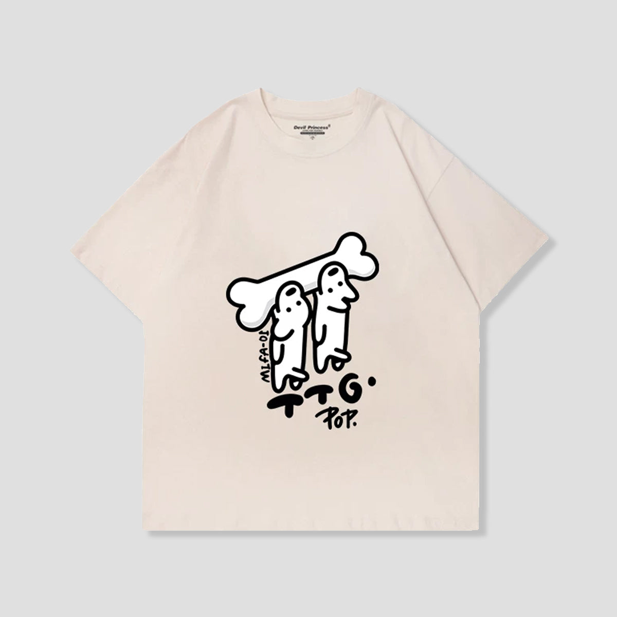 ハングオンボーンドッグ グラフィックTシャツ