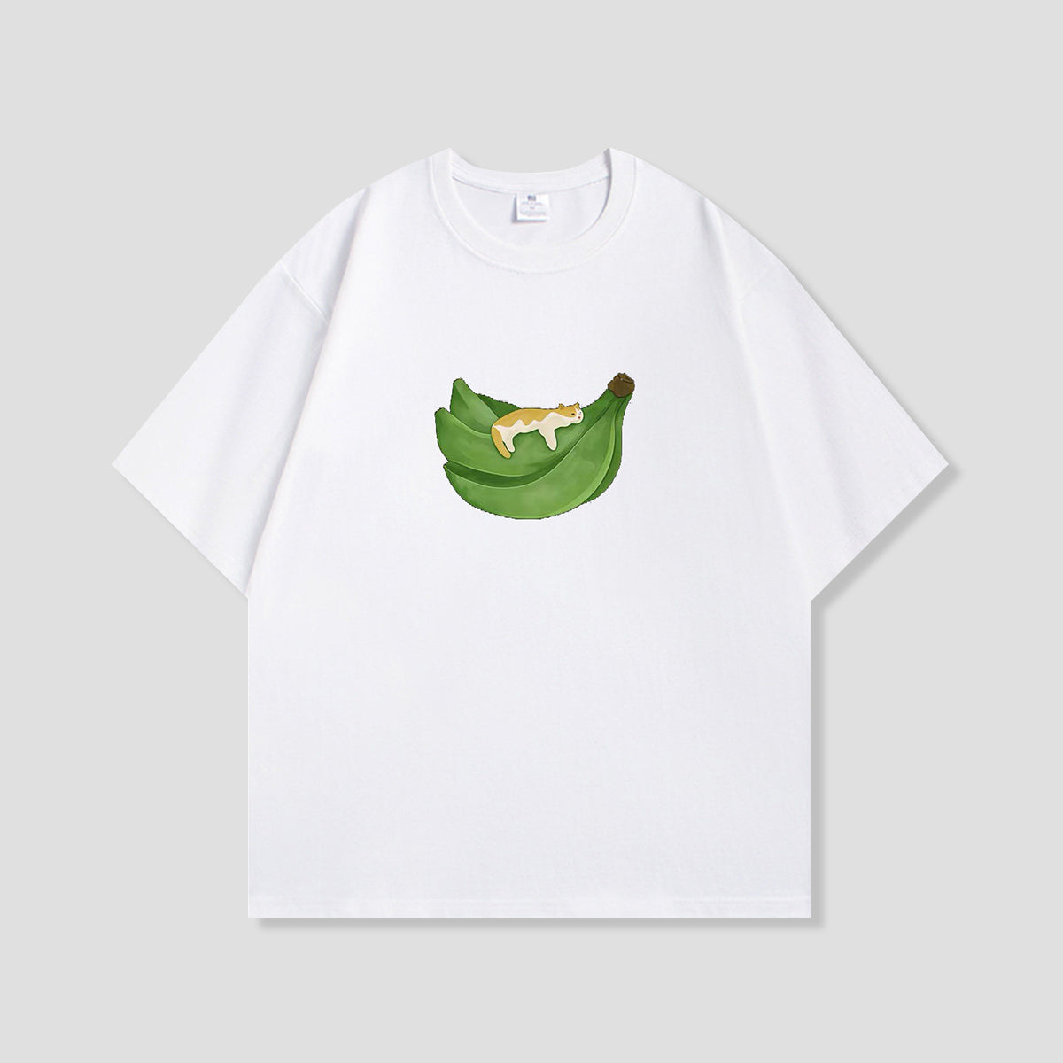 バナナラウンジキャット グラフィックTシャツ