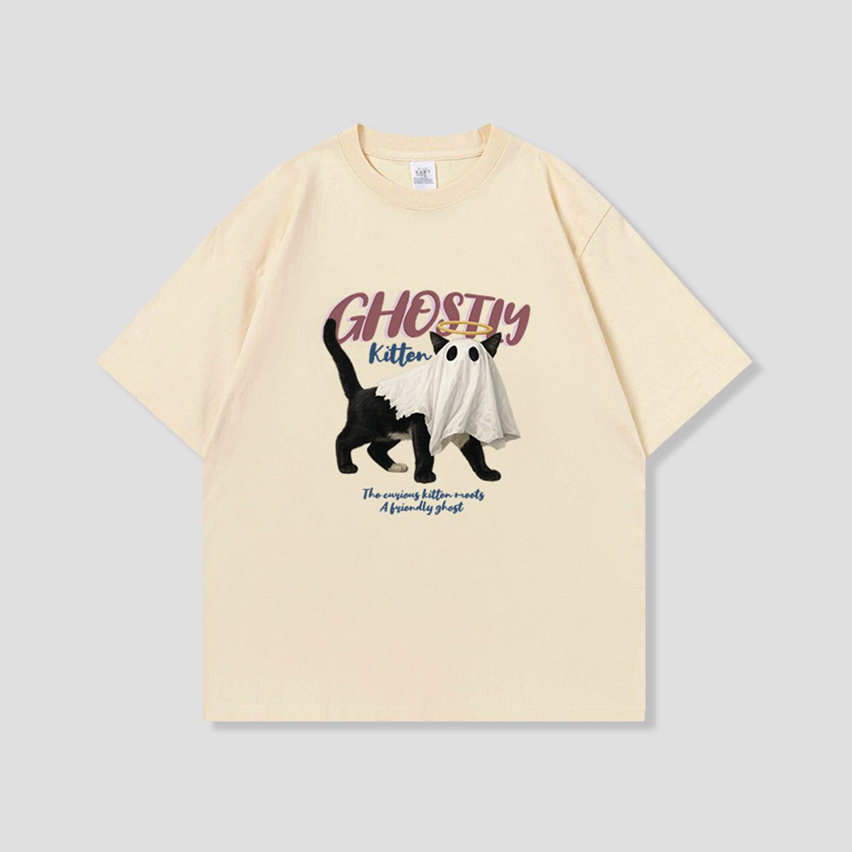 ゴースティーキトゥン グラフィックTシャツ