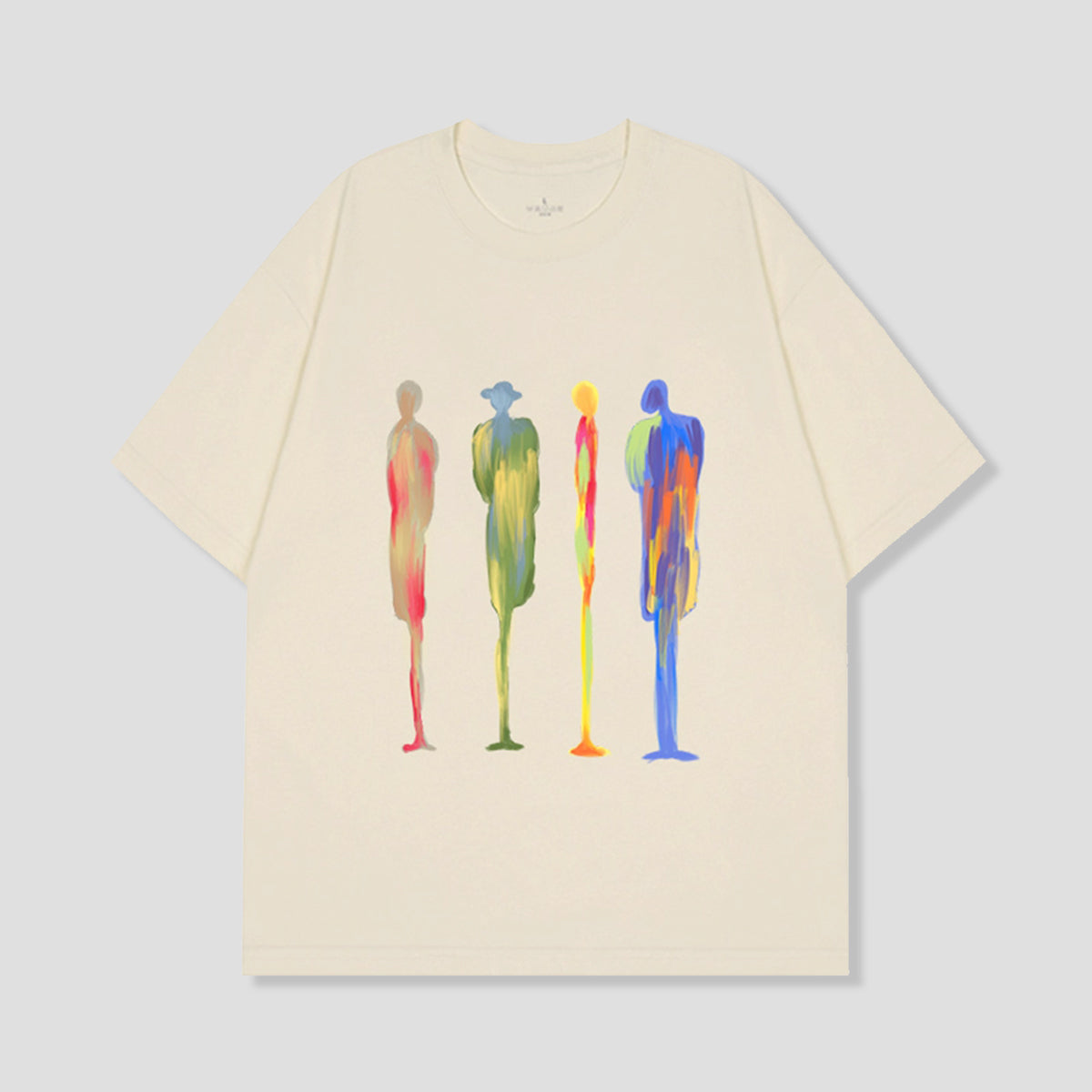 ブストラクトアートTシャツ