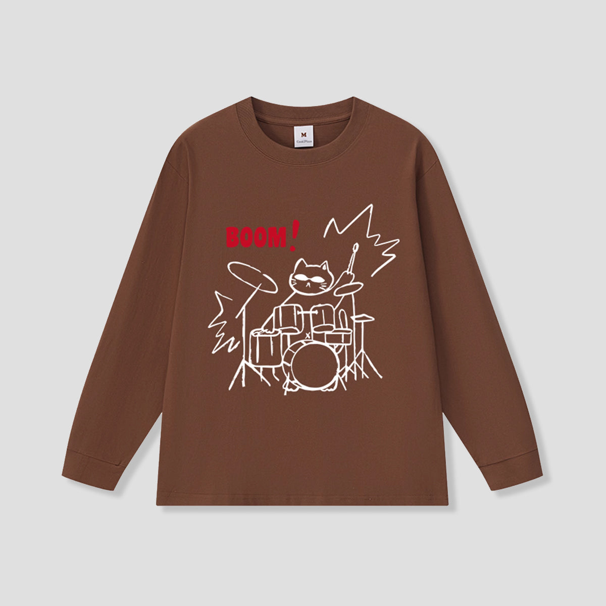 ドラムキャット ロングスリーブTシャツ