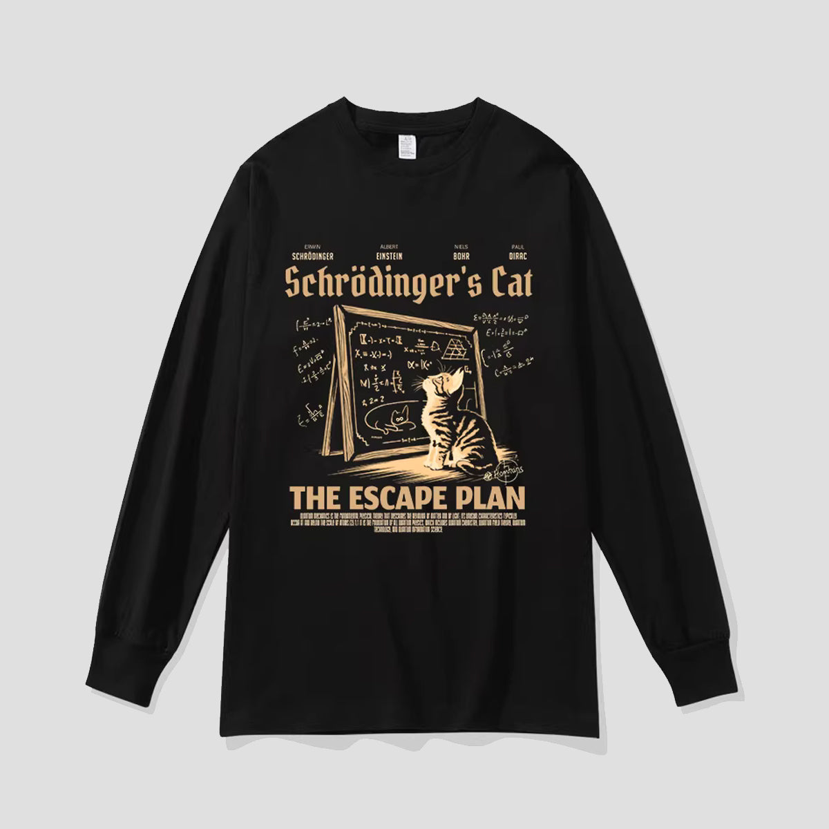 シュレディンガー・キャット ロングスリーブTシャツ