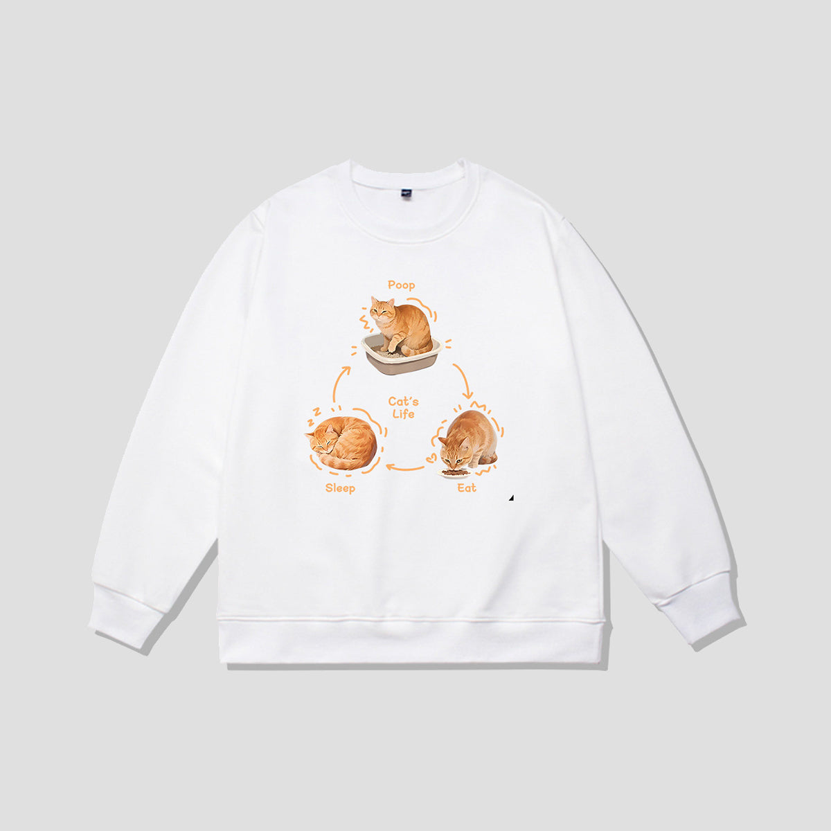 CAT’S LIFE サイクルグラフィック スウェット