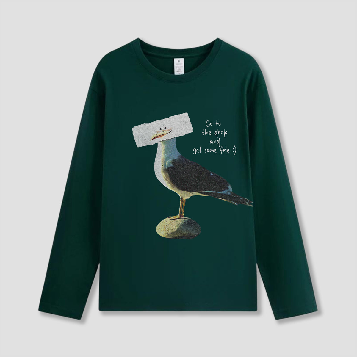 【予約】とりあえずポテト。 シーガルグラフィック ロングスリーブ