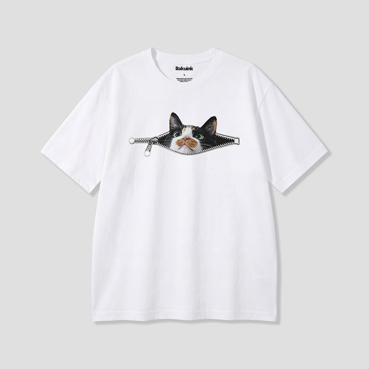【予約】ジップピープキャット グラフィックTシャツ