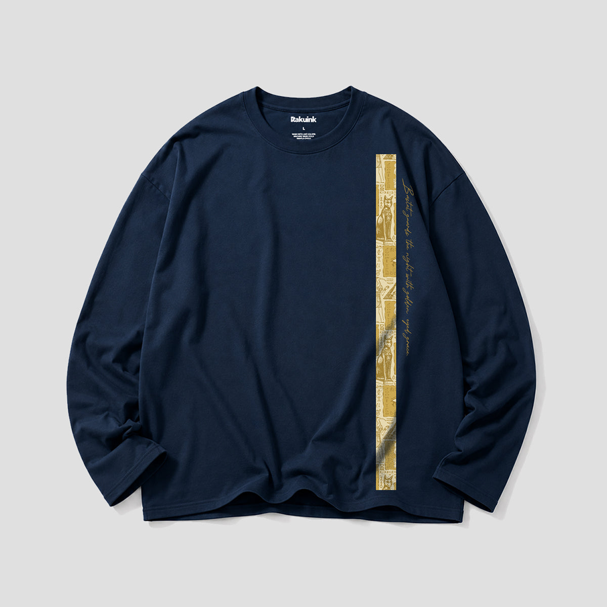 【予約】猫神殿 グラフィック ロングスリーブTシャツ