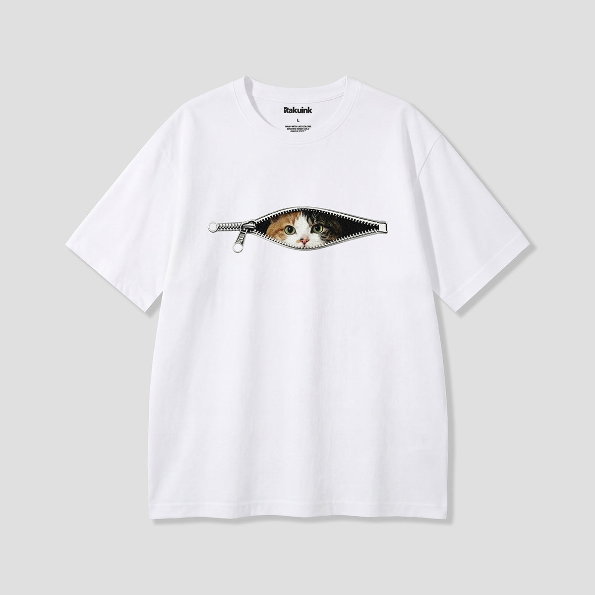 【予約】ジップピープキャット グラフィックTシャツ