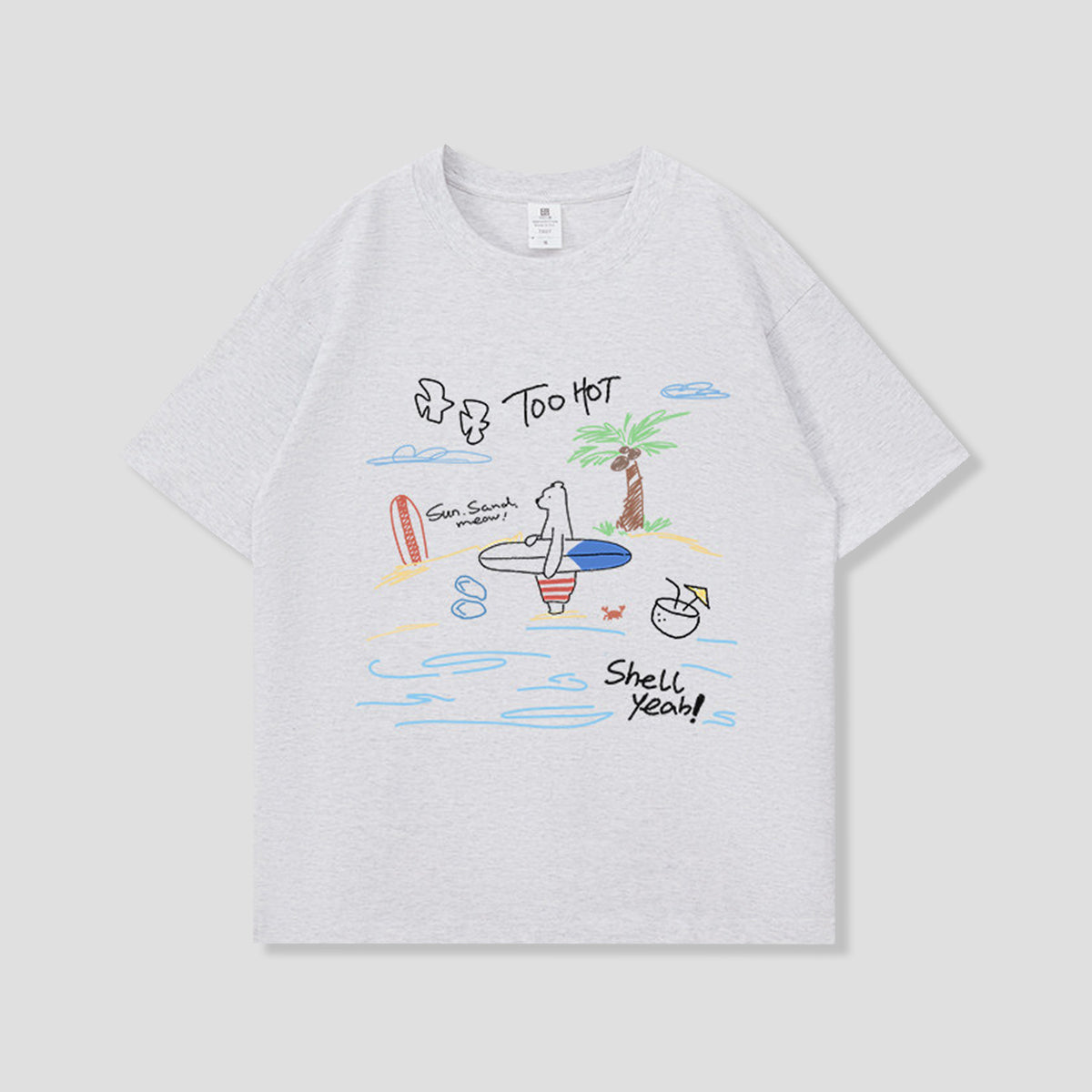 サーフベア グラフィックTシャツ
