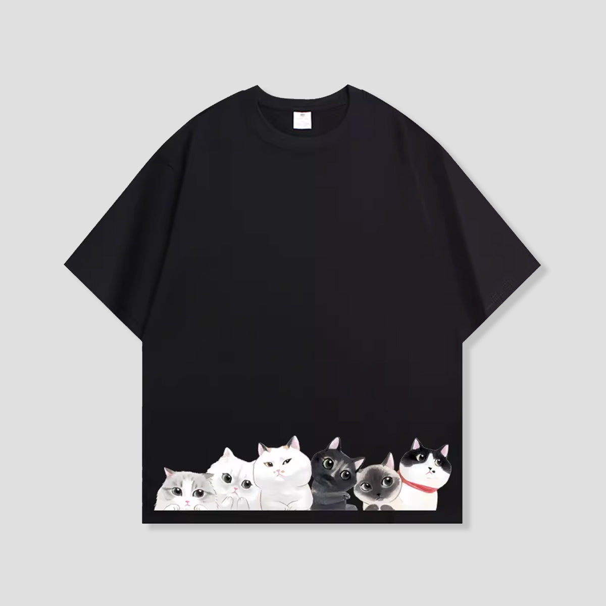 ボトムラインキャット グラフィックTシャツ