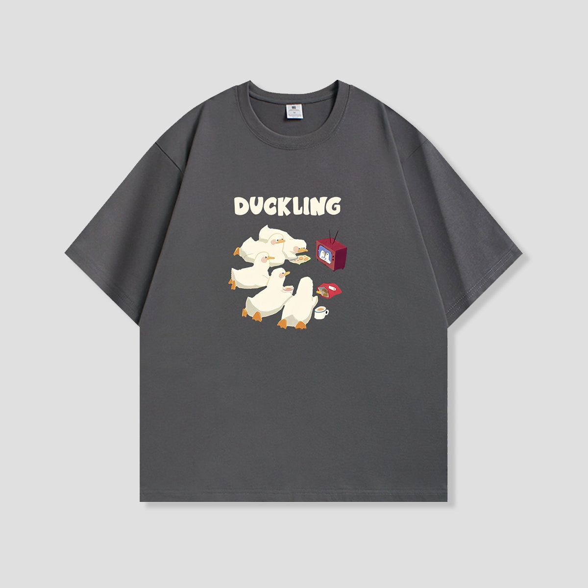 テレビっ子ダック グラフィックTシャツ