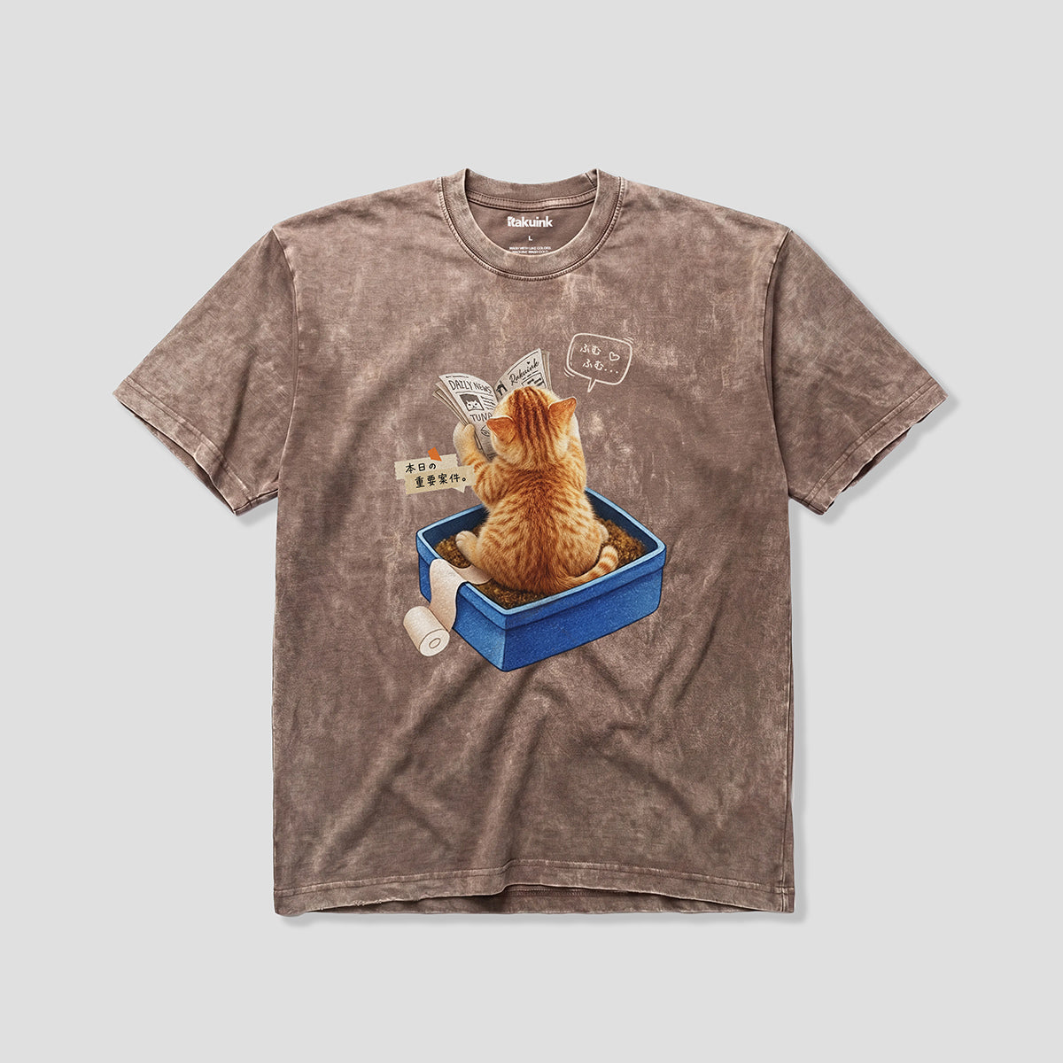 【予約】ひとり時間キャット グラフィックTシャツ