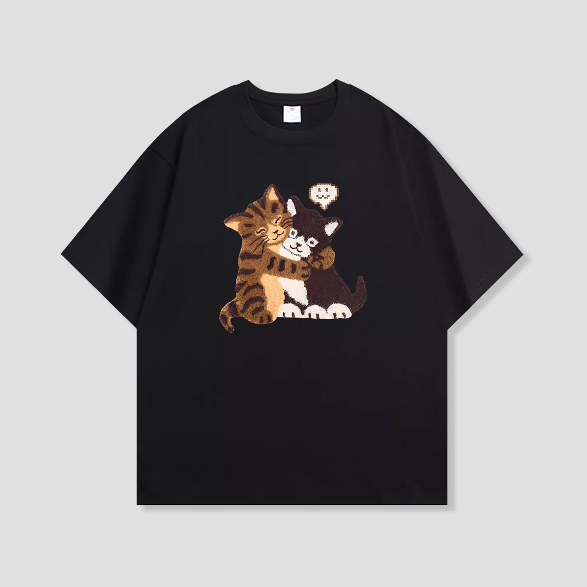 ツインキャット グラフィックTシャツ