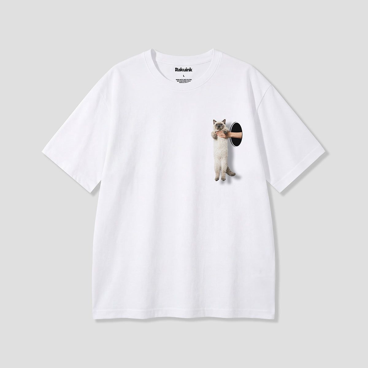 【予約】さらわれシャム猫 グラフィックTシャツ